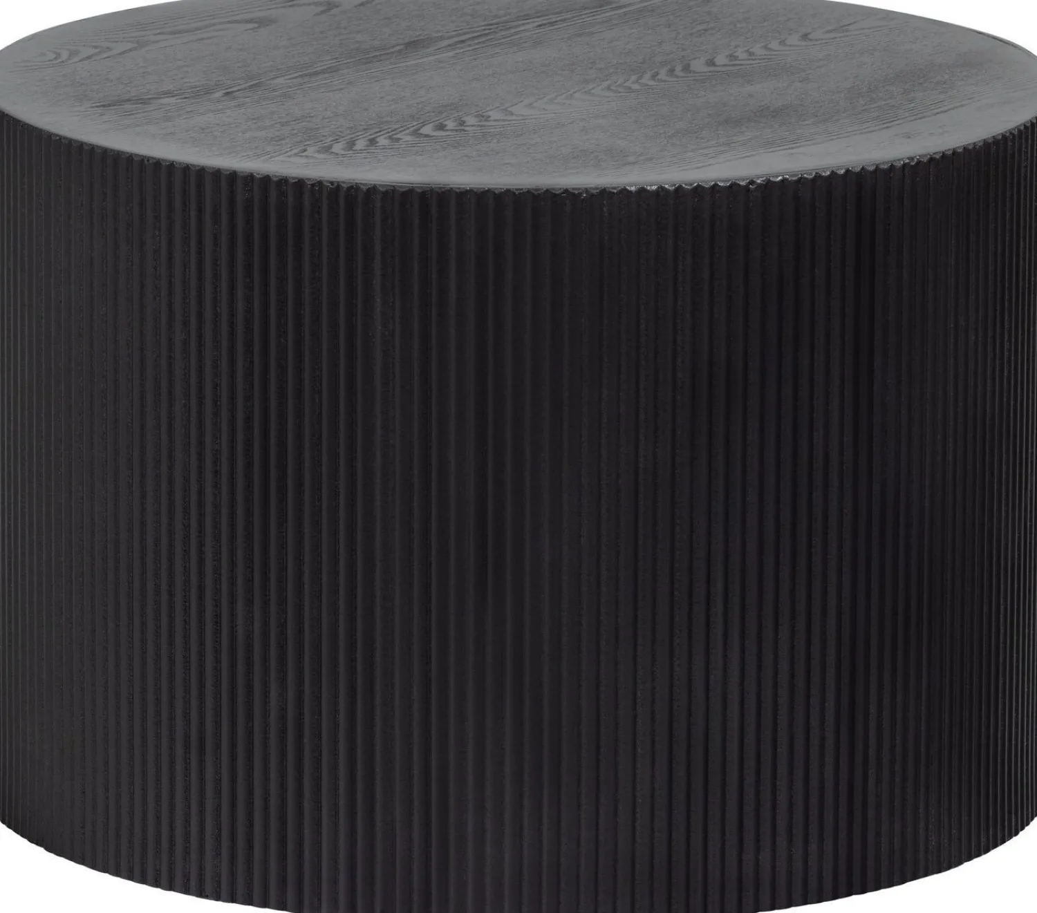 Ronde Bijzettafels-WOOOD Sanne Bijzettafel Black