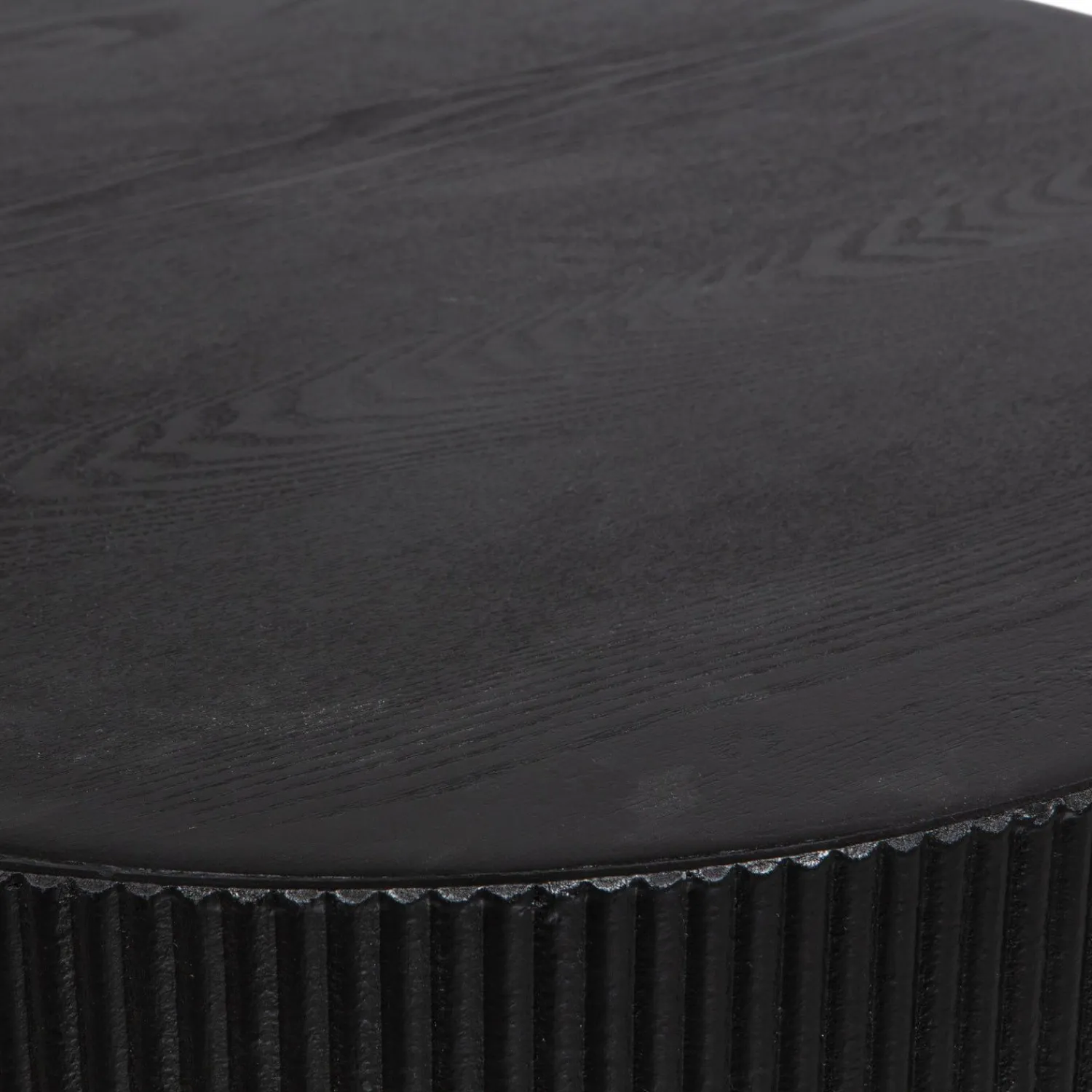 Ronde Bijzettafels-WOOOD Sanne Bijzettafel Black