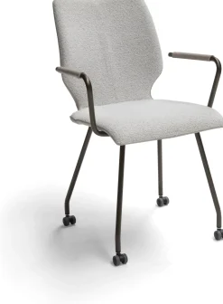 Eetkamerstoelen Met Armleuning-Bree's New World Santi Armstoel Naturel