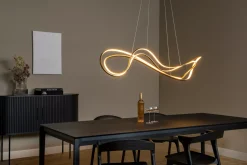 Design Hanglampen|Design Hanglampen-Lucide Sardana Hanglamp Goud