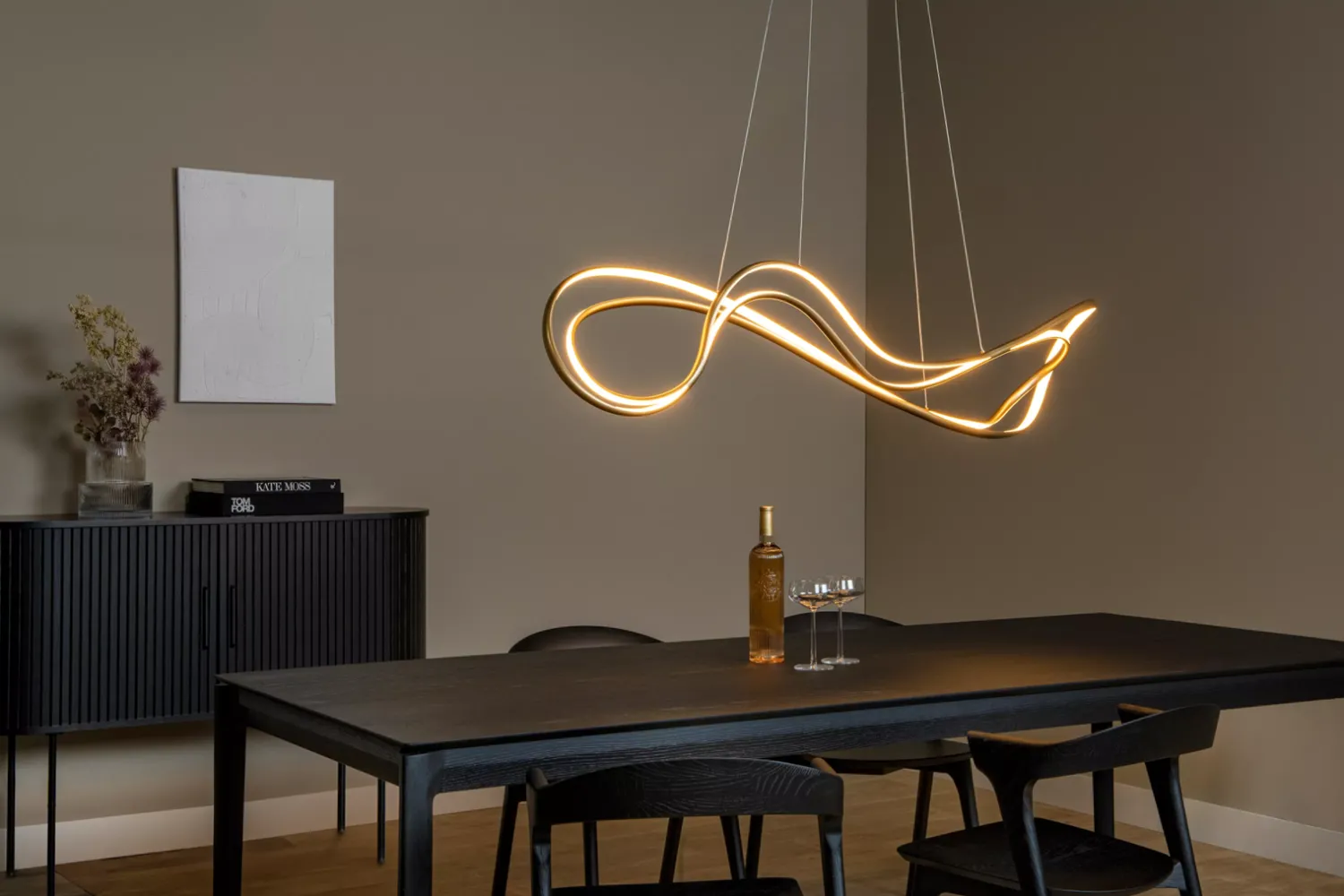 Design Hanglampen|Design Hanglampen-Lucide Sardana Hanglamp Goud