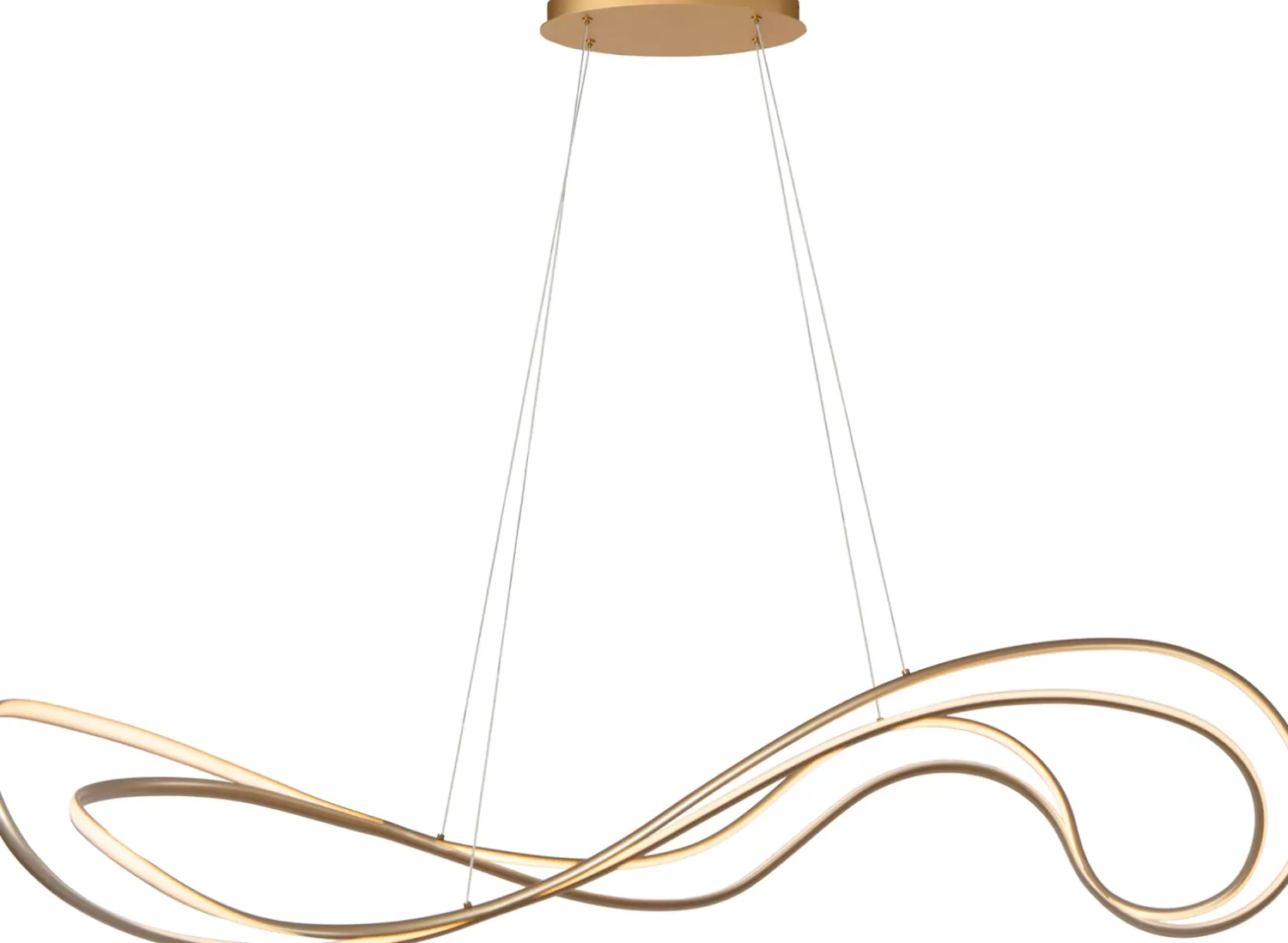 Design Hanglampen|Design Hanglampen-Lucide Sardana Hanglamp Goud