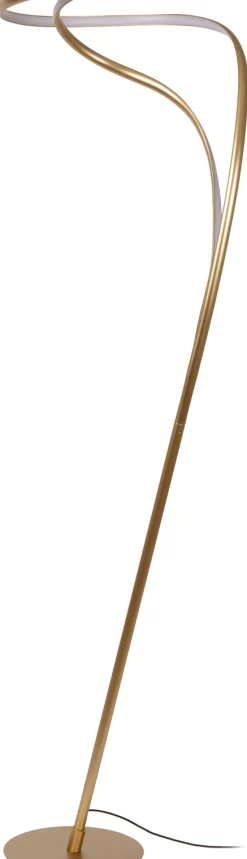 Vloerlampen|Vloerlampen-Lucide Sardana Vloerlamp Goud