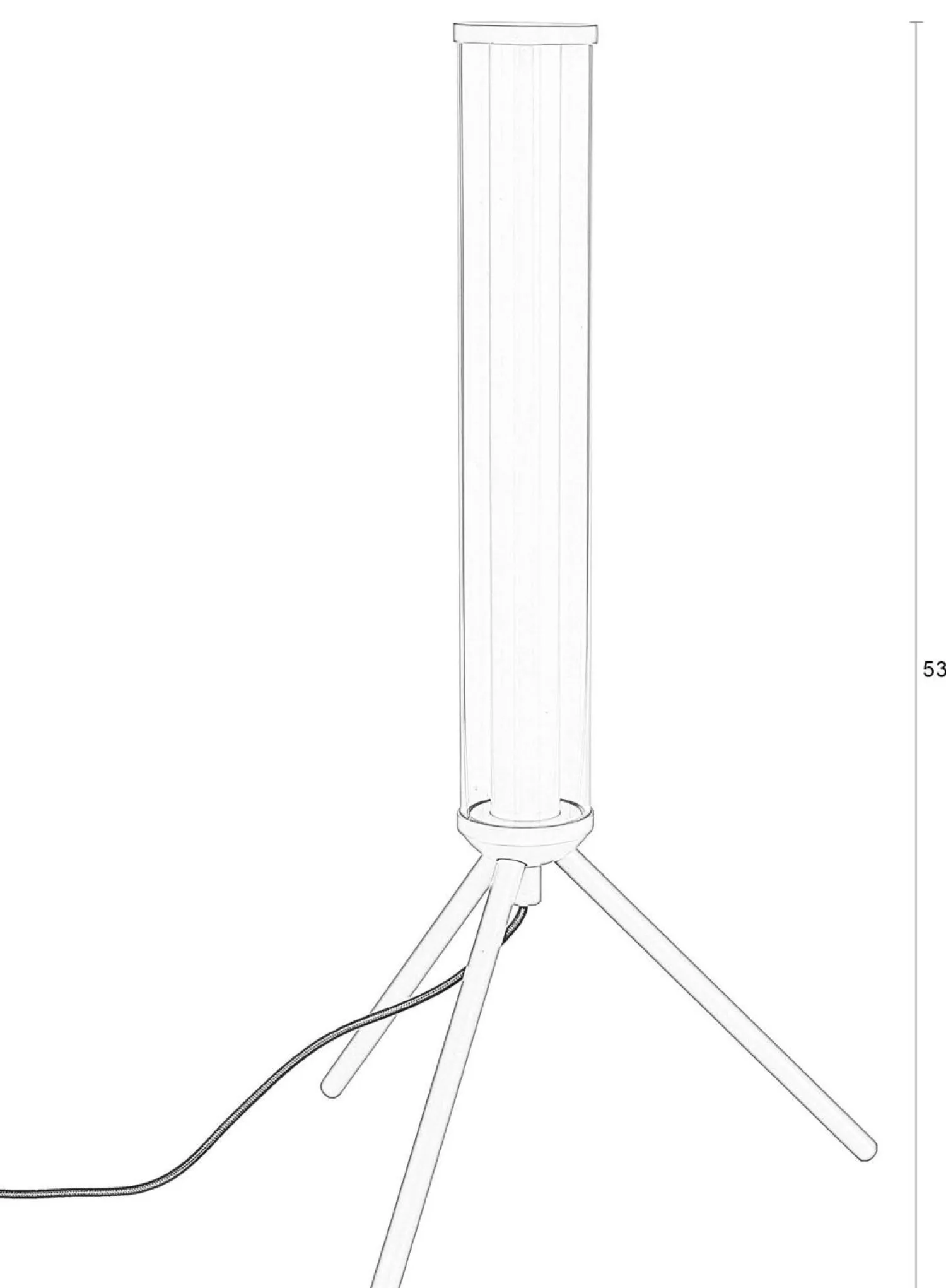 Tafellampen|Tafellampen-Zuiver Scotty (set van 4) Tafellamp Beige