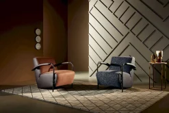 Leren Fauteuils|Design Fauteuils-Leolux Scylla Fauteuil Black