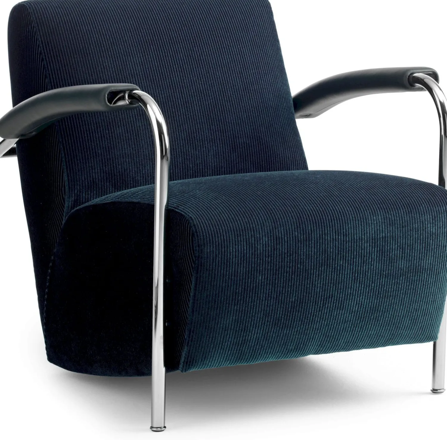 Leren Fauteuils|Design Fauteuils-Leolux Scylla Fauteuil Black