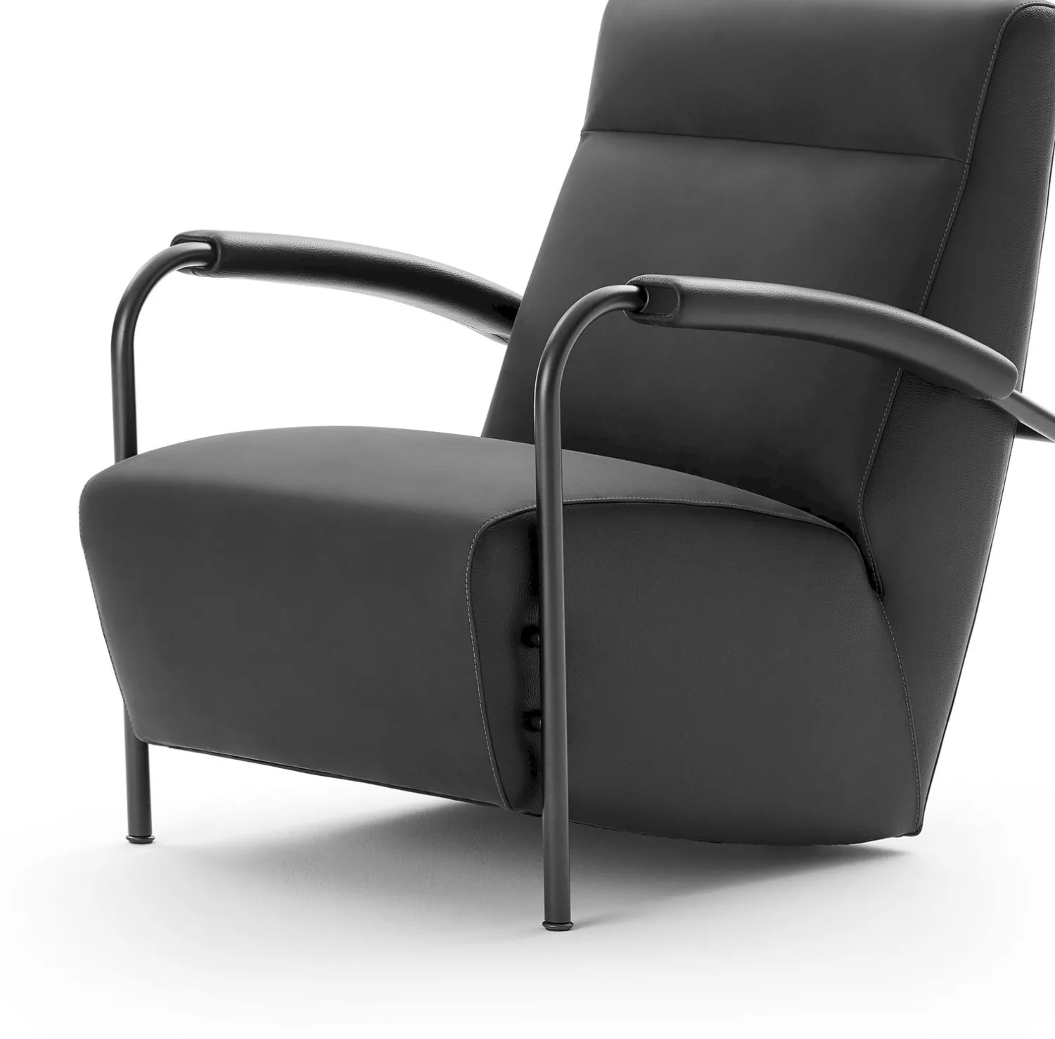 Design Fauteuils-Leolux Scylla Fauteuil Black