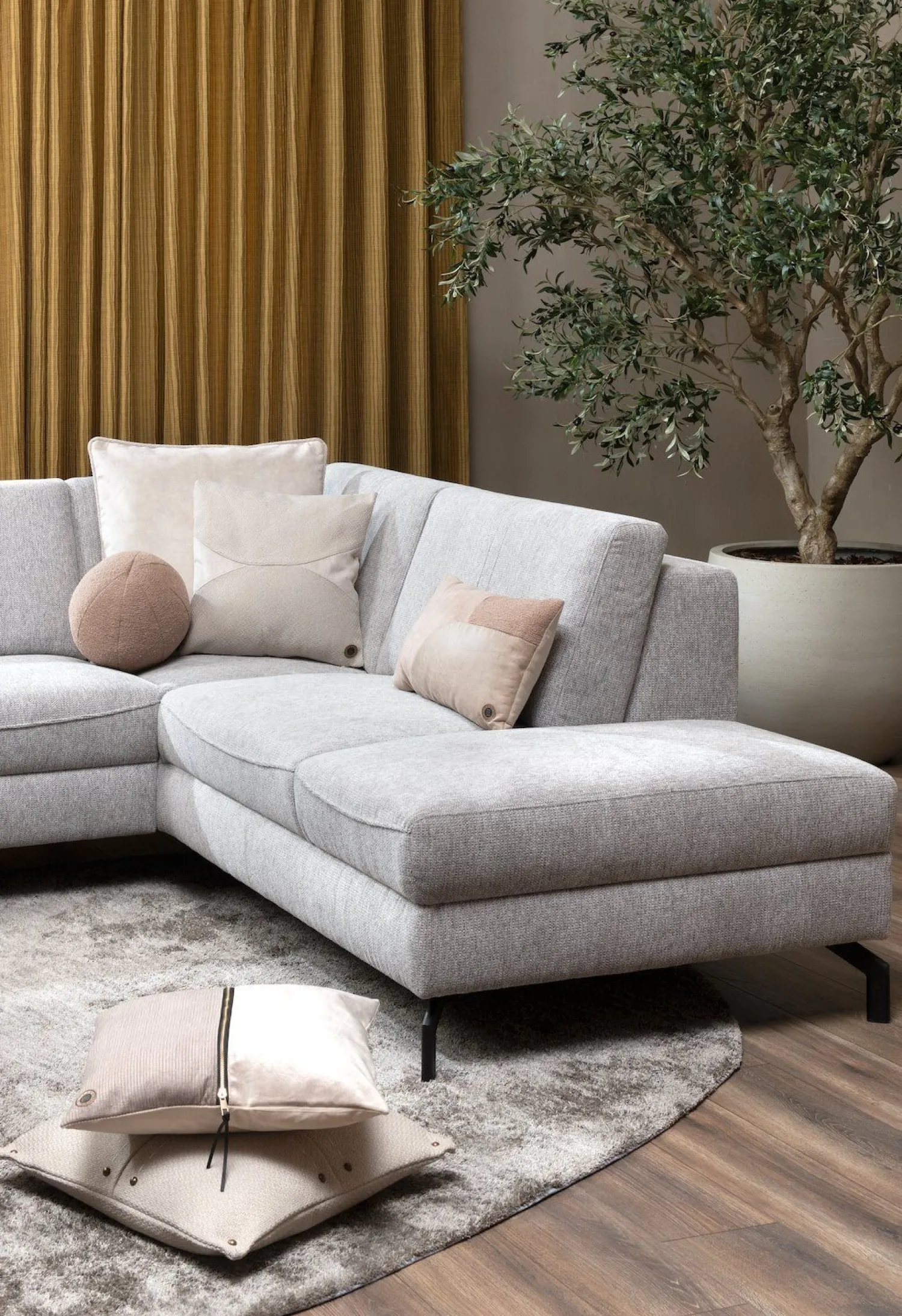 Sierkussens & Plaids-COCO maison Sean Sierkussen Beige