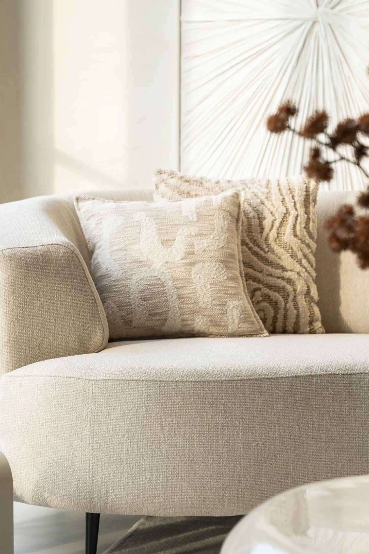 Sierkussens & Plaids-By Boo Sebra Kussen Beige