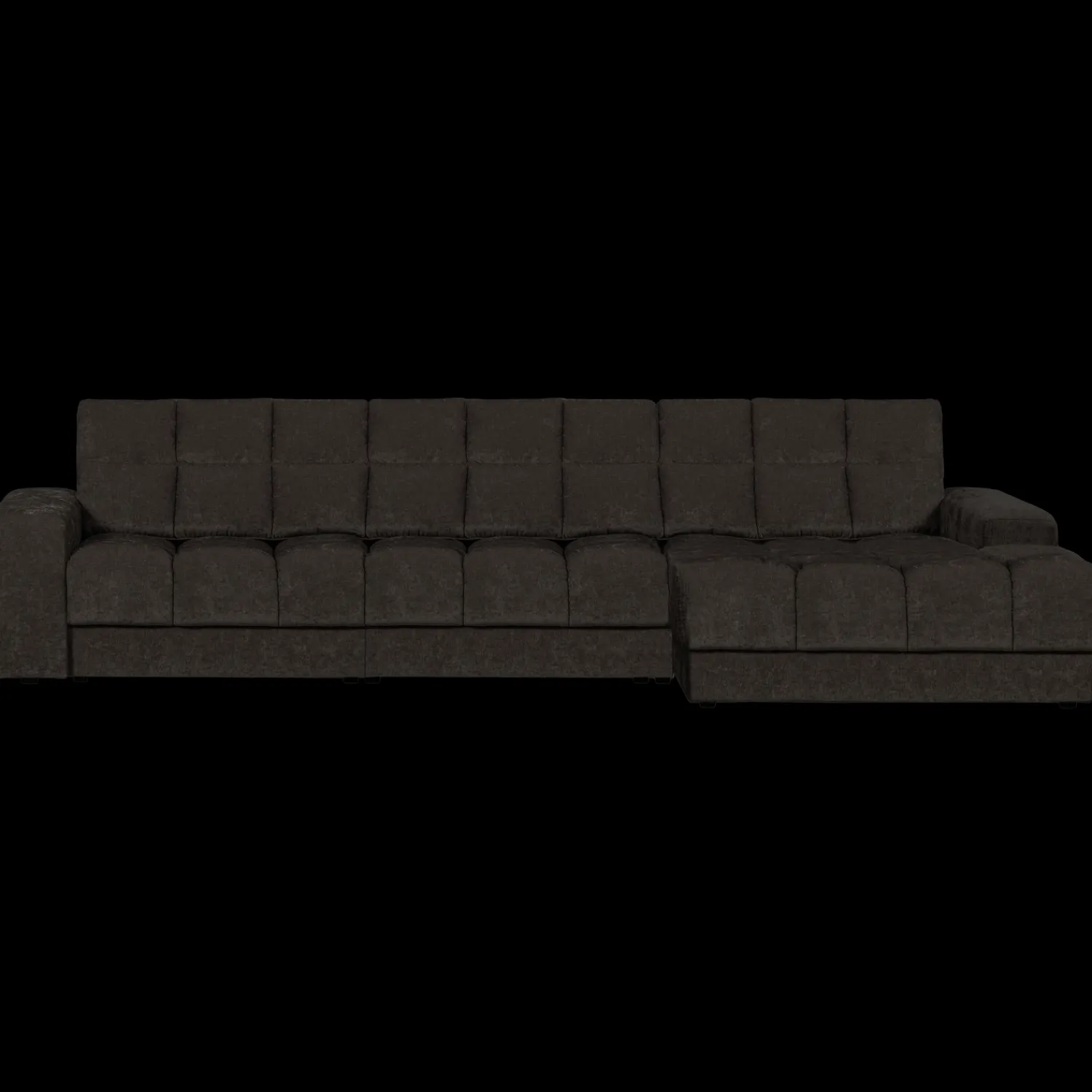 Hoekbanken-WOOOD Second Date Chaise Longue Anthracite