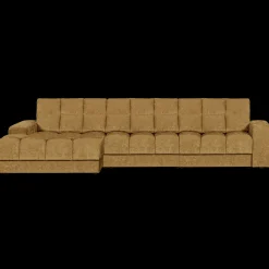 Hoekbanken-WOOOD Second Date Chaise Longue Gold