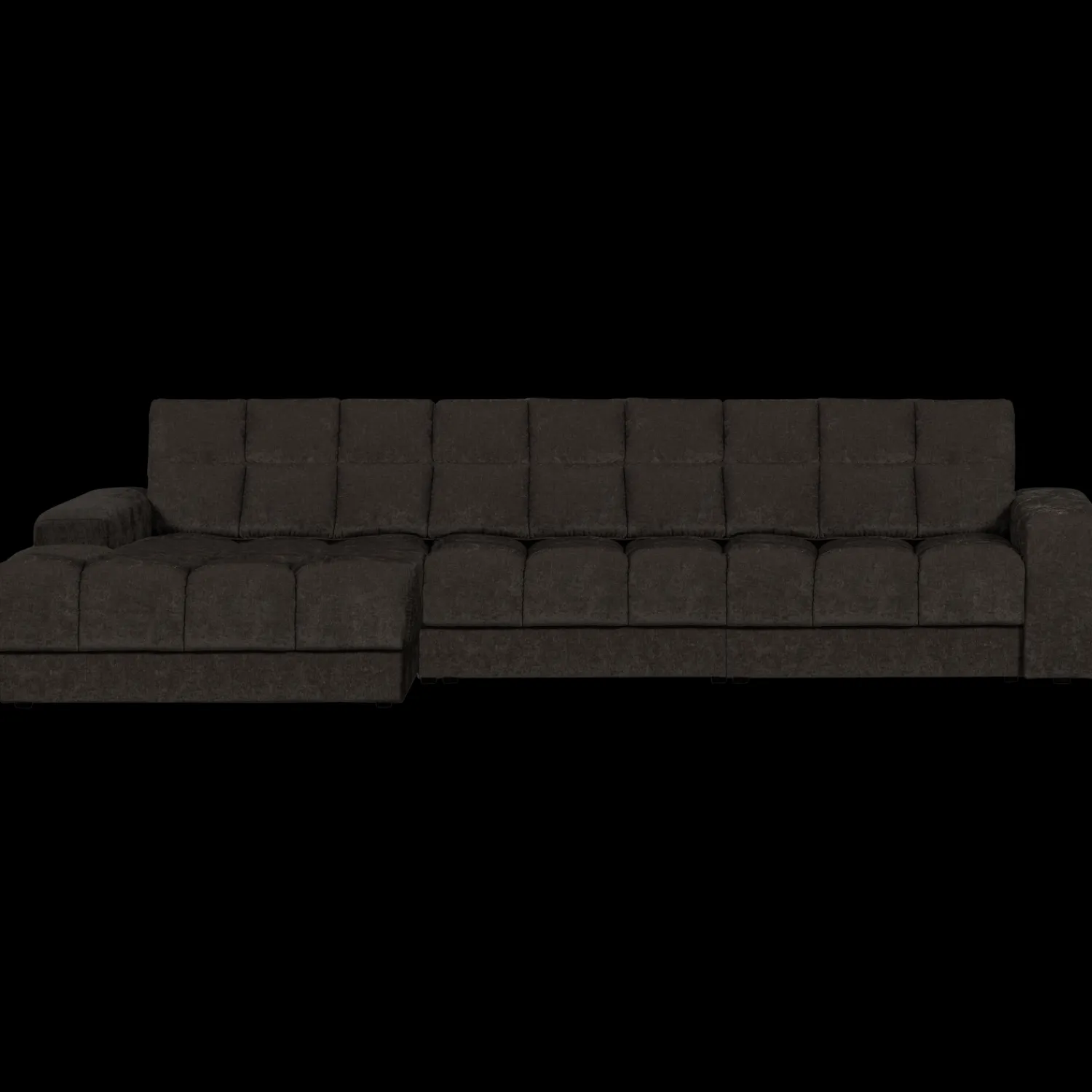 Hoekbanken-WOOOD Second Date Chaise Longue Anthracite
