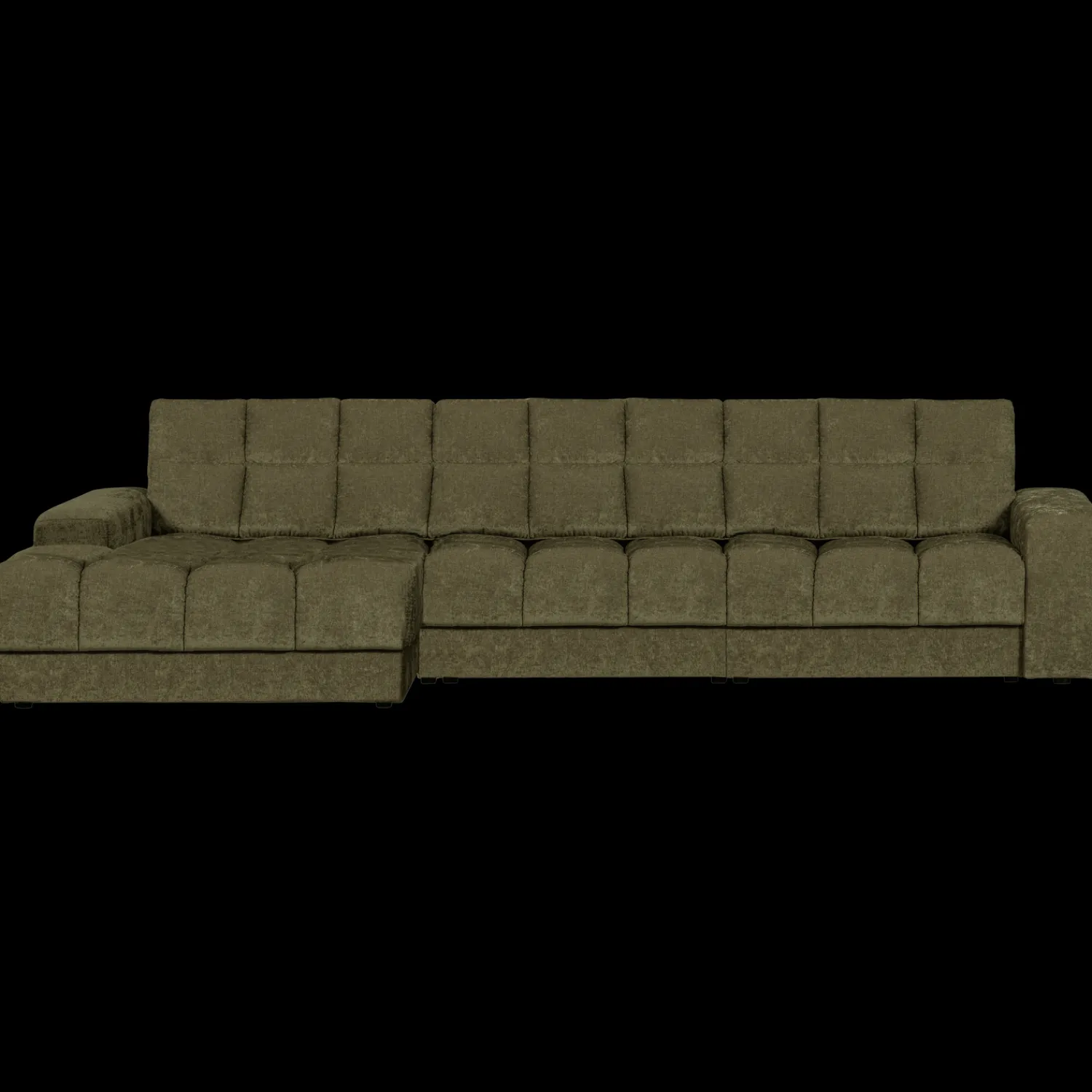 Hoekbanken-WOOOD Second Date Chaise Longue Green