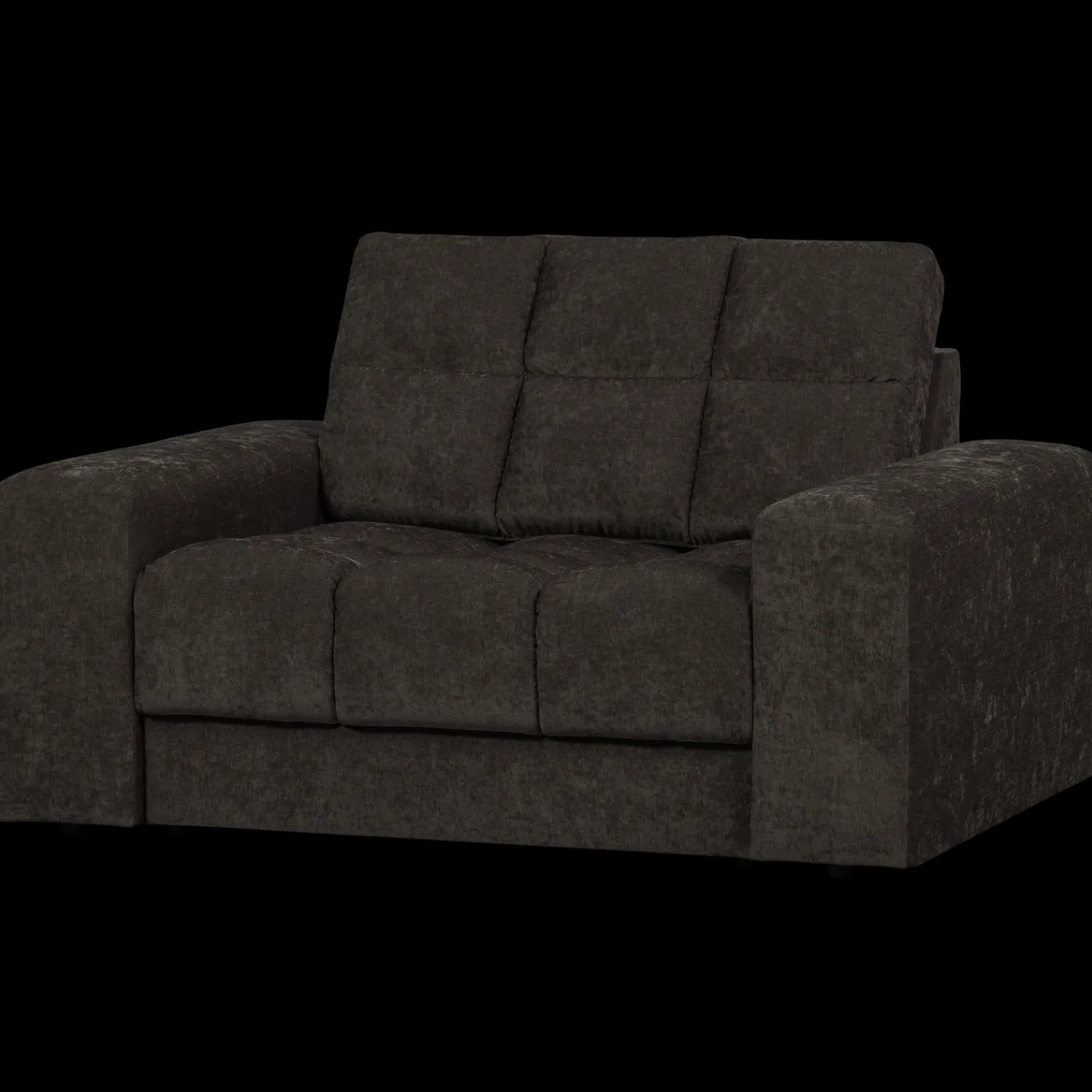 Loveseats-WOOOD Second Date Loveseat Anthracite