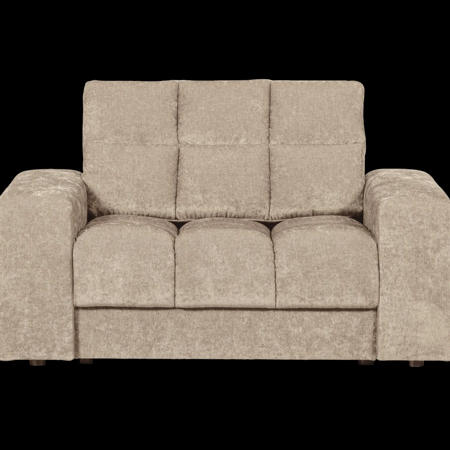 Loveseats-WOOOD Second Date Loveseat Nougat