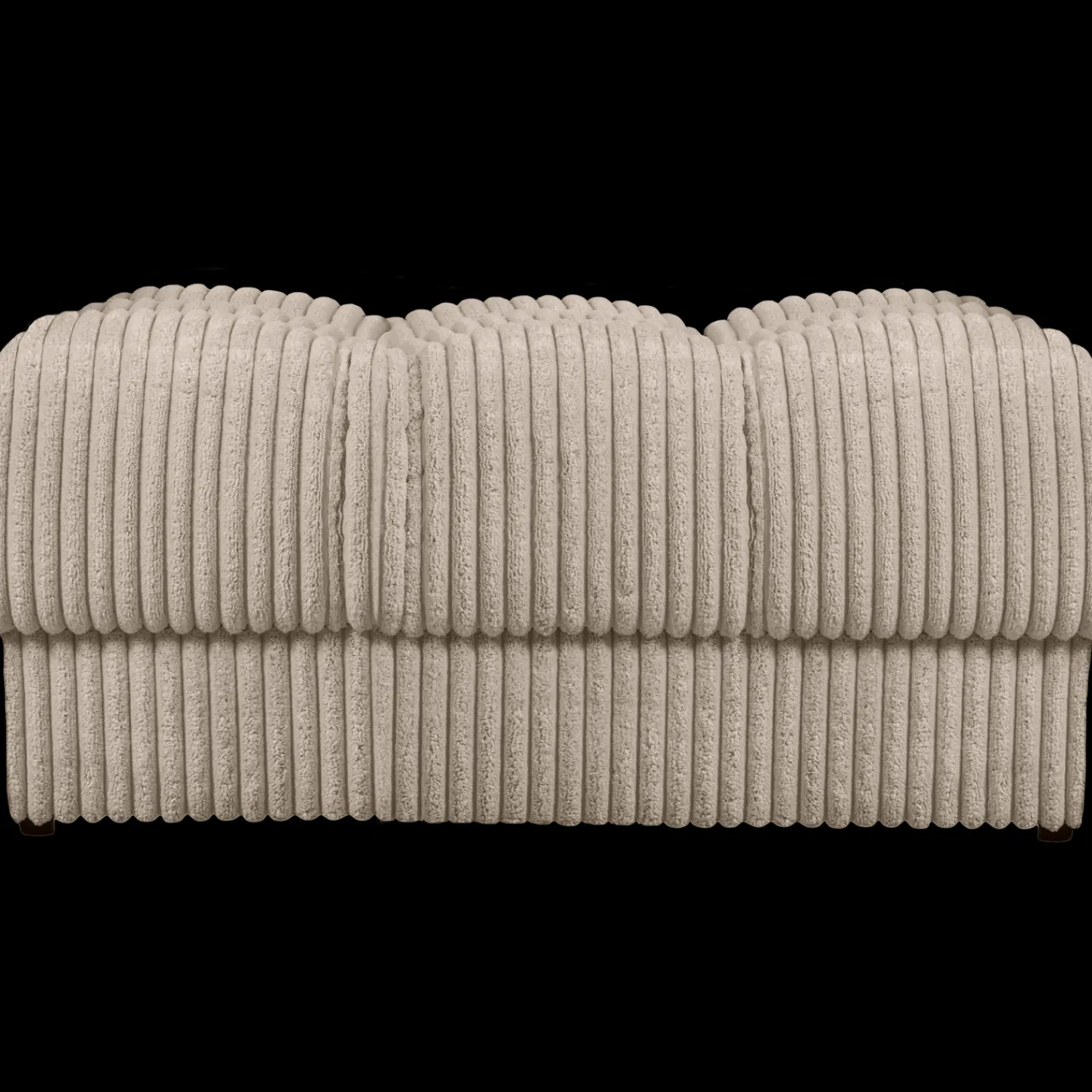 Hockers|Poefs-WOOOD Second Date Rib Hocker Travertin