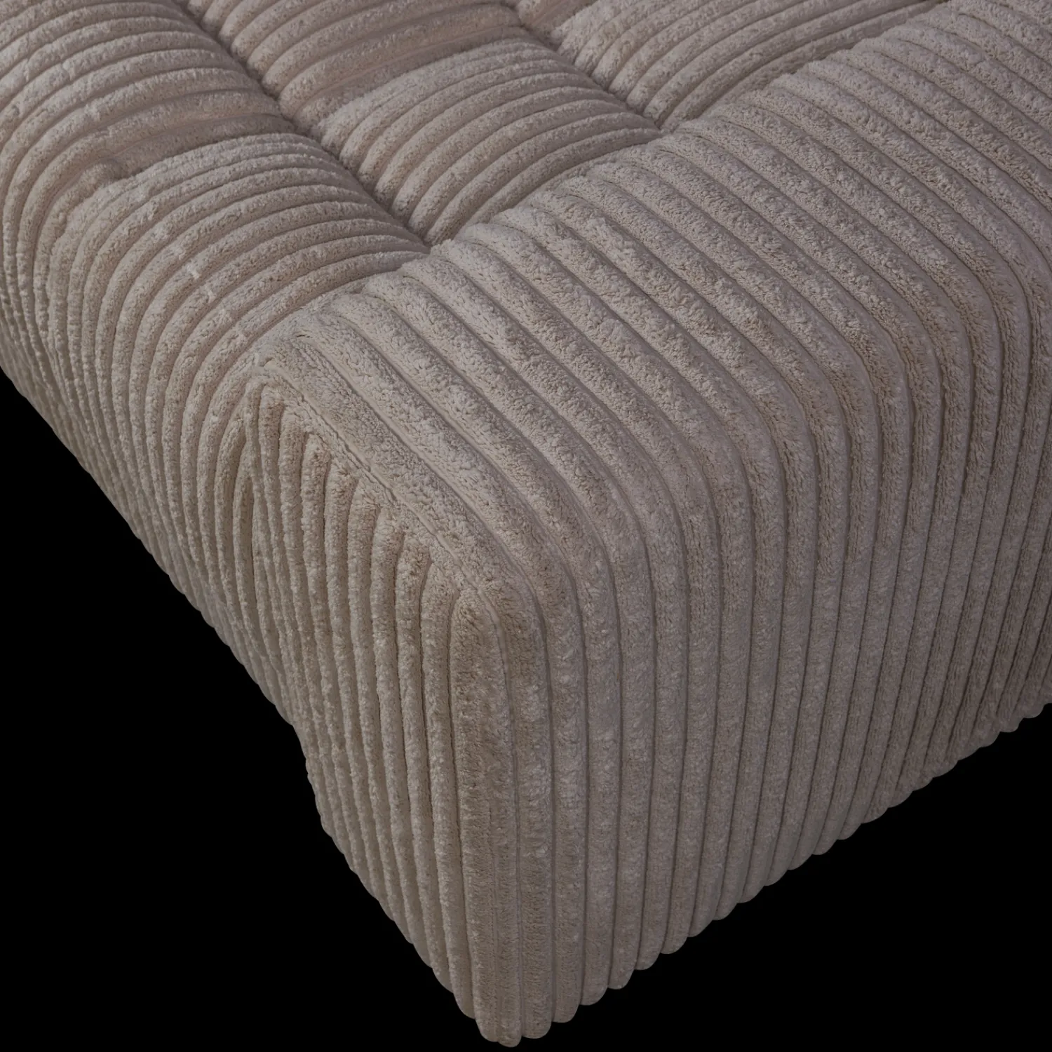 Loveseats-WOOOD Second Date Rib Loveseat Mud