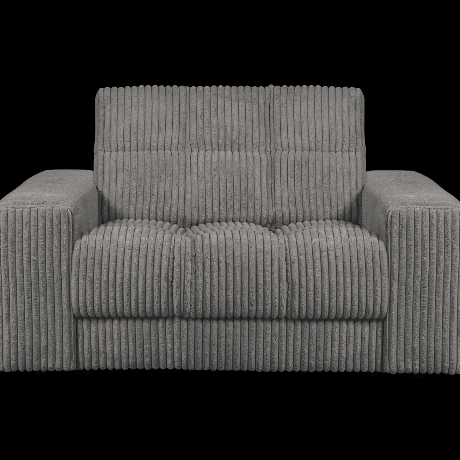 Loveseats-WOOOD Second Date Rib Loveseat Terrazzo