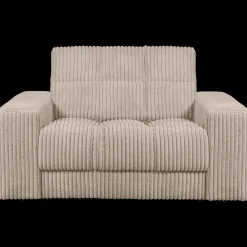 Loveseats-WOOOD Second Date Rib Loveseat Travertin