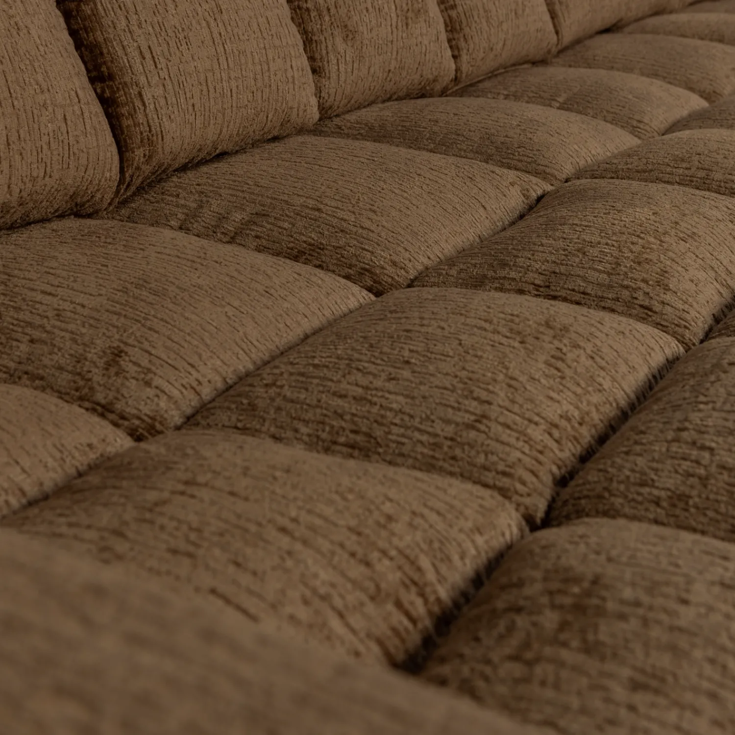 Hoekbanken-WOOOD Second Date Velvet Chaise Longue Brass