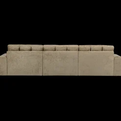 Hoekbanken-WOOOD Second Date Velvet Chaise Longue Wheatfield