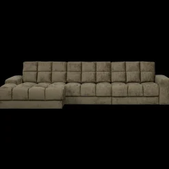 Hoekbanken-WOOOD Second Date Velvet Chaise Longue Bonsai