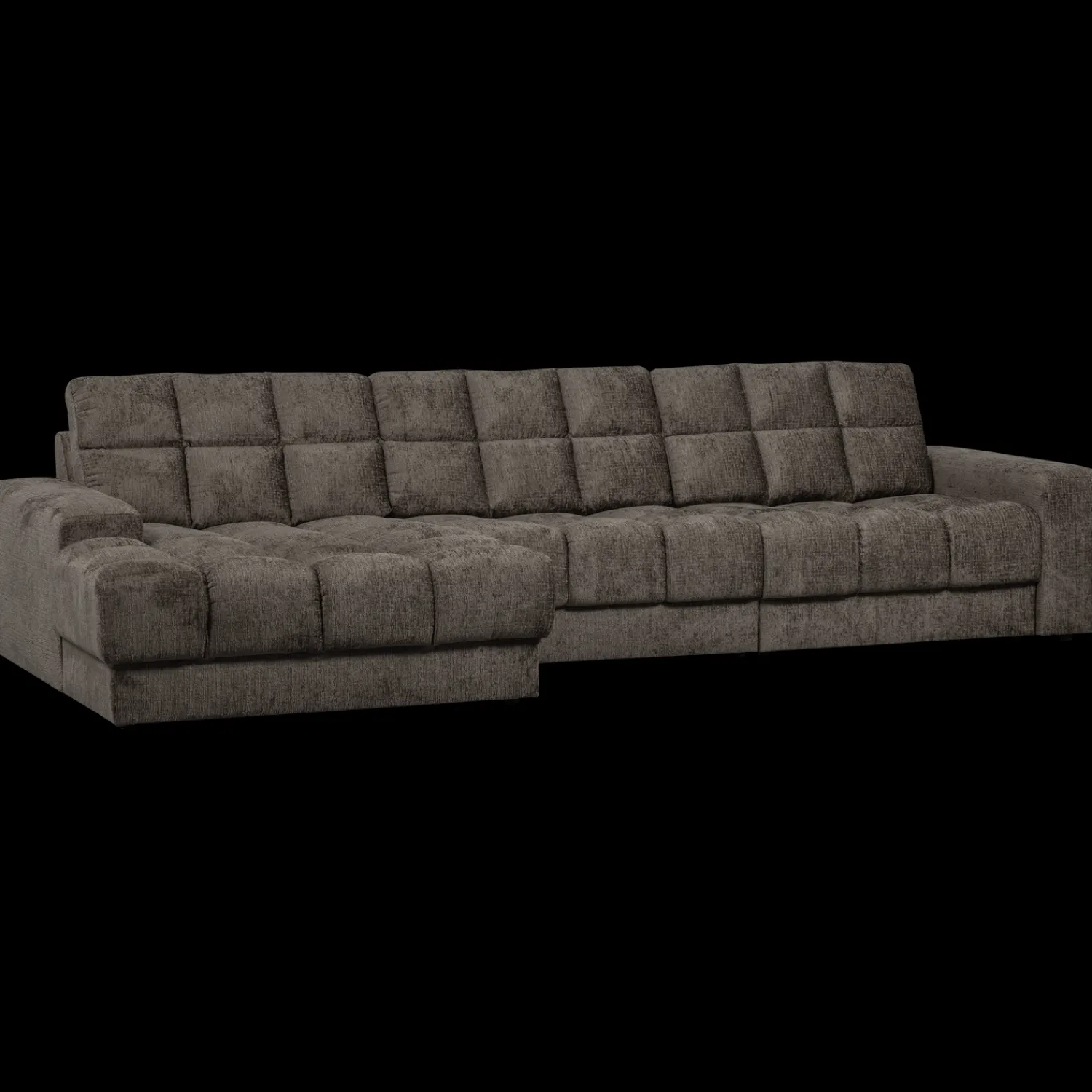 Hoekbanken-WOOOD Second Date Velvet Chaise Lounge Mountain
