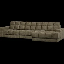 Hoekbanken-WOOOD Second Date Velvet Chaise Longue Bonsai