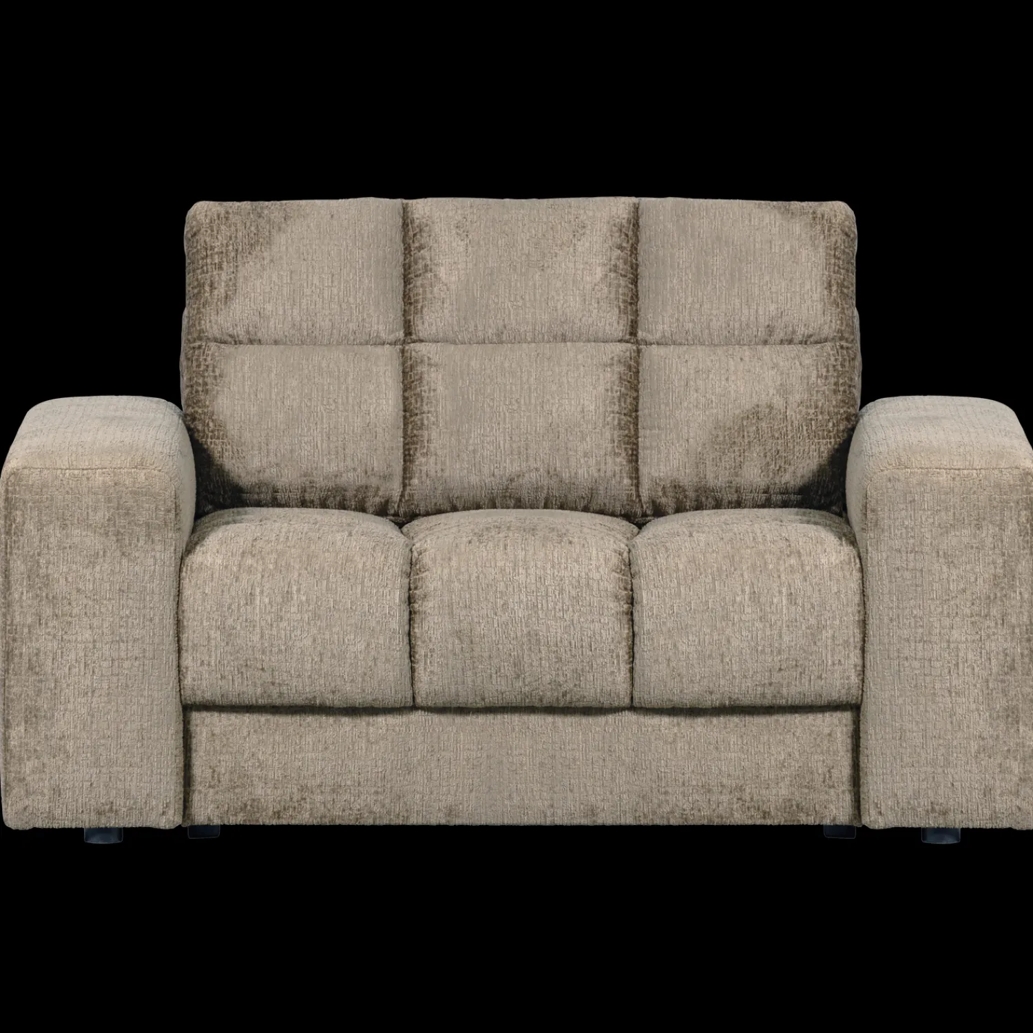 Loveseats-WOOOD Second Date Velvet Loveseat Wheatfield