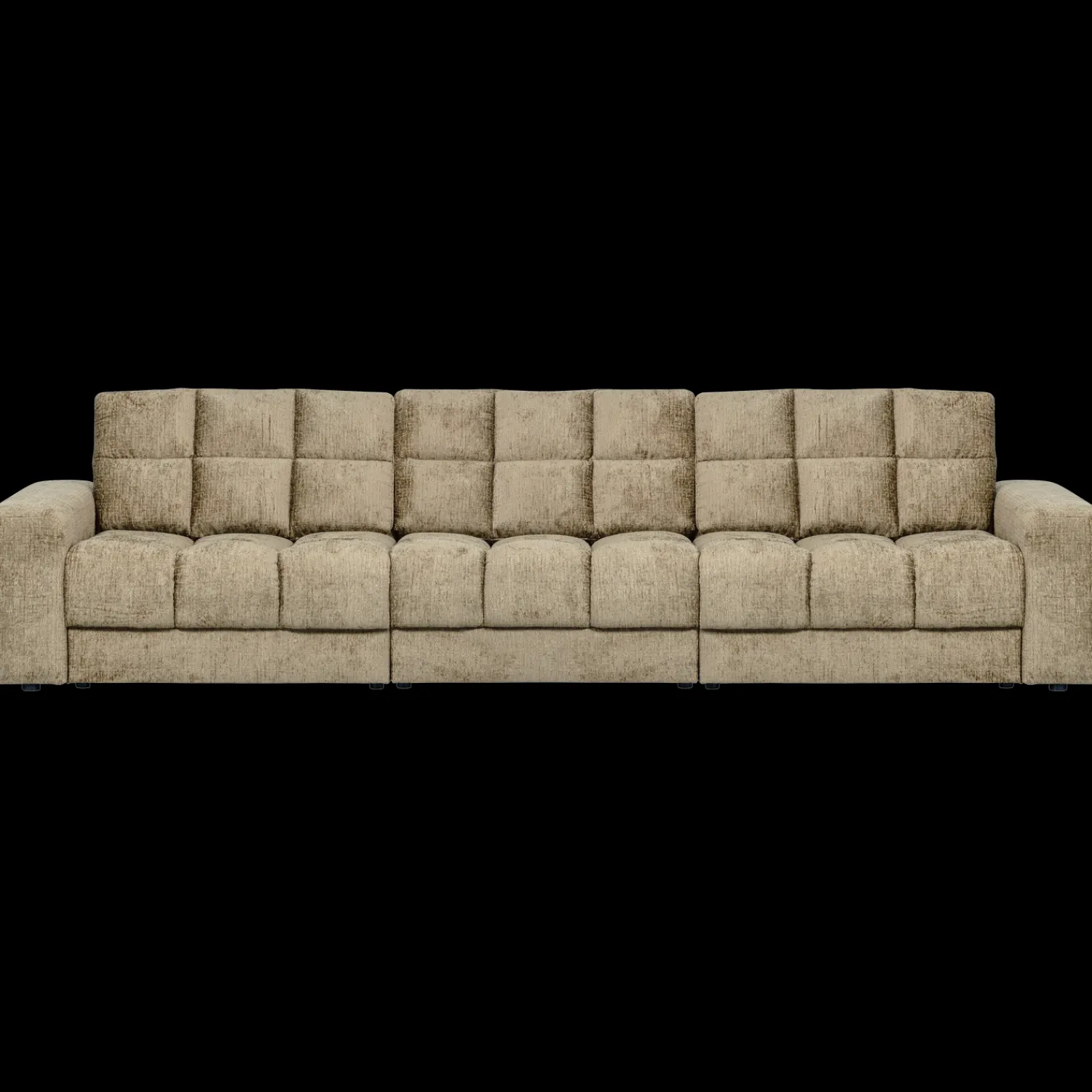 Zitbanken-WOOOD Second Date Velvet 3-Zitsbank Wheatfield