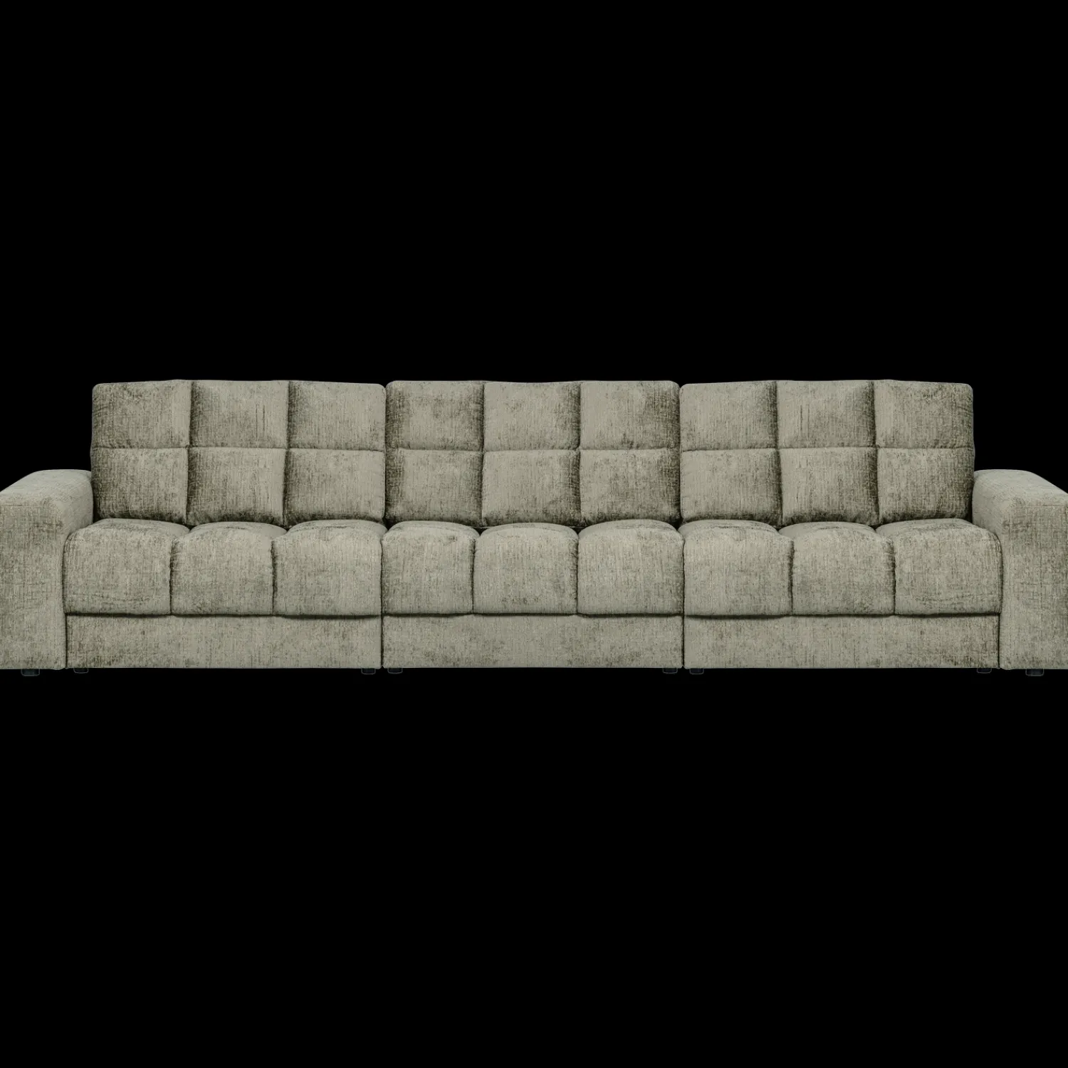 Zitbanken-WOOOD Second Date Velvet 3-Zitsbank Frost