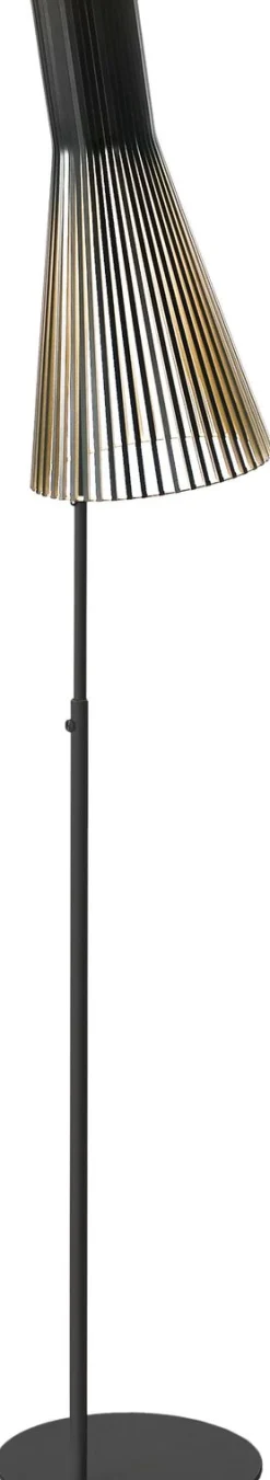 Houten Vloerlampen|Vloerlampen-Secto Design Secto 4210 Vloerlamp Black