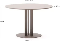Tuintafels-Kave Home Sedalis Outdoor Bistrotafel Taupe