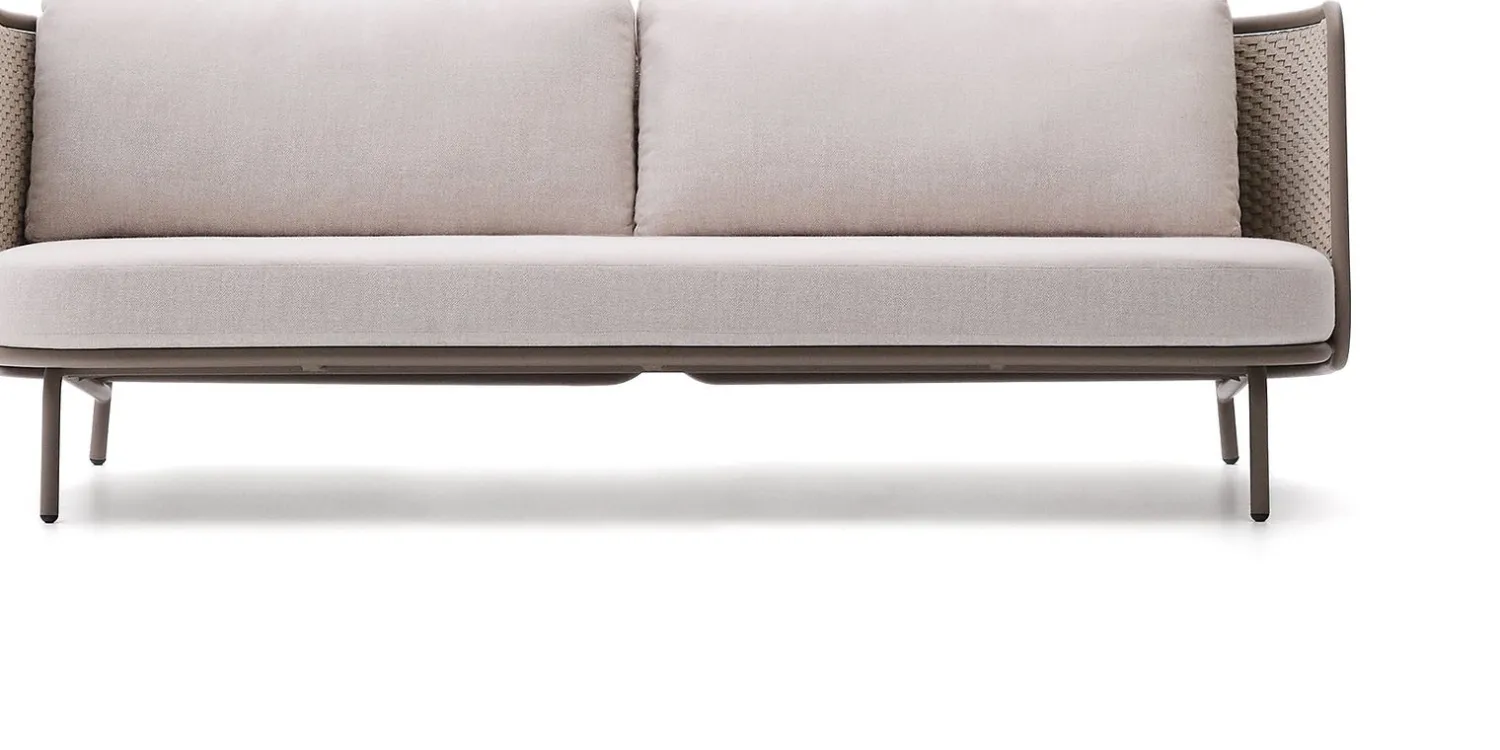 Tuinbanken-Kave Home Sedalis Tuinbank Taupe, Beige