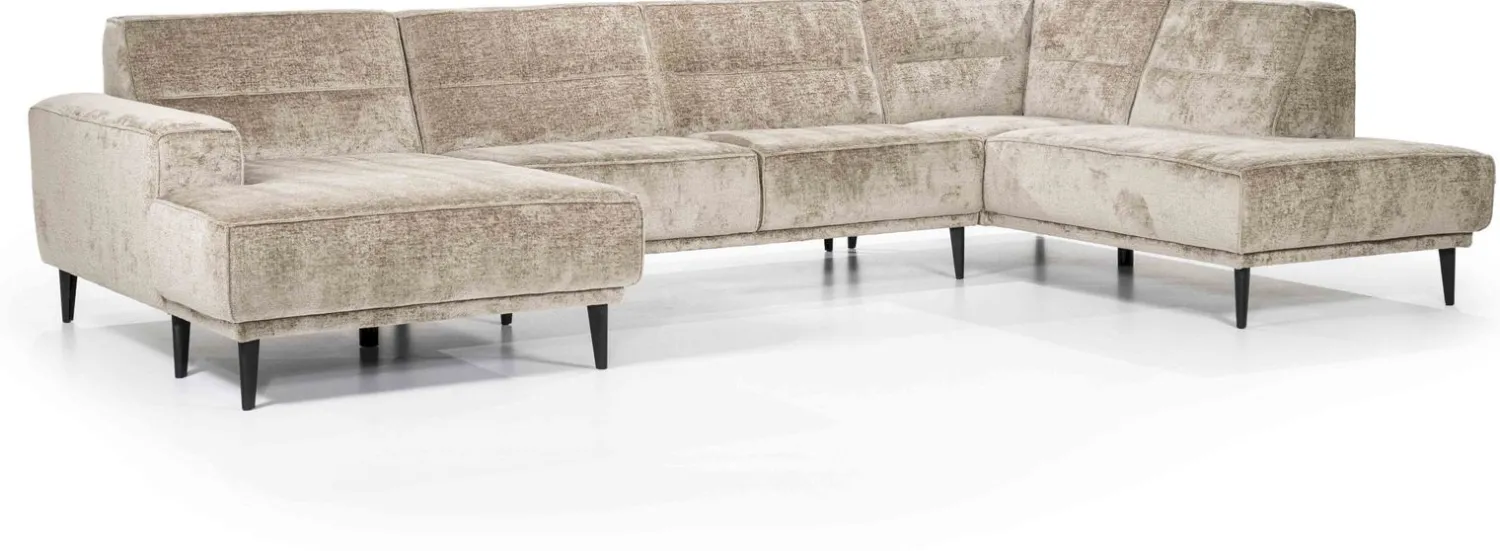 U-Banken|Elementenbanken-Sevn Sef Hoekbank Beige. Naturel