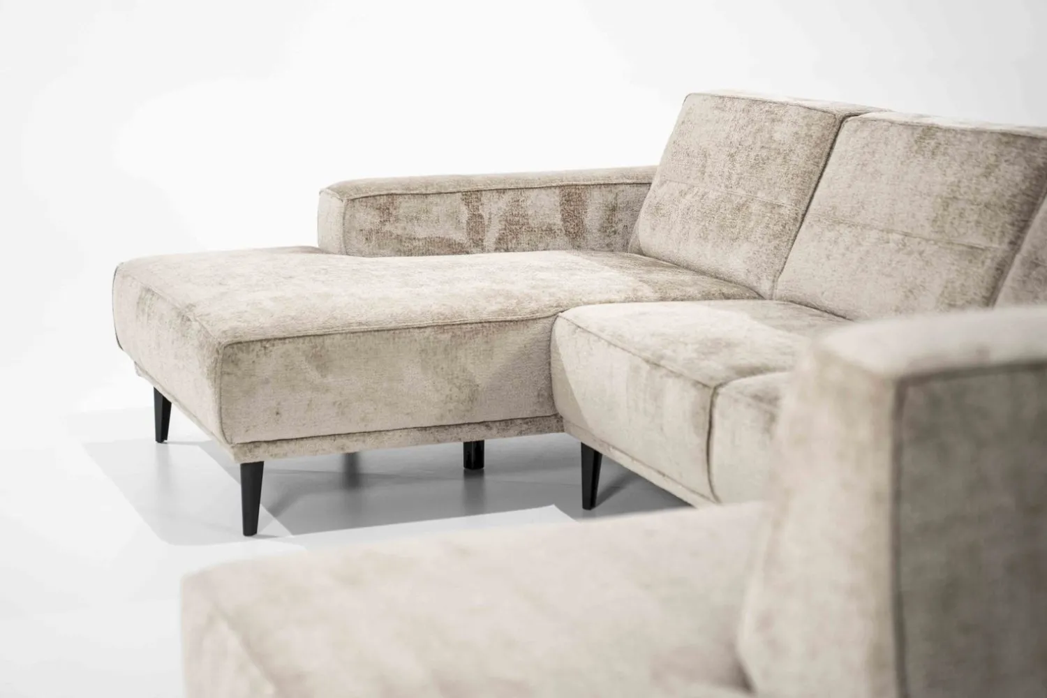 U-Banken|Elementenbanken-Sevn Sef Hoekbank Beige. Naturel