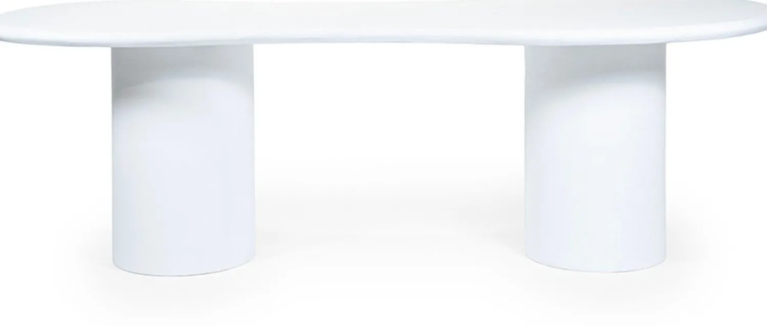 Organische Eettafels-By Boo Seki Eettafel Wit