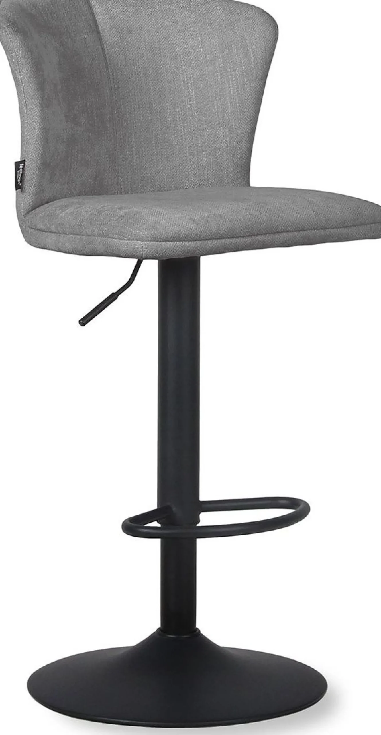 Stoffen Barkrukken-Feelings Wonen Sepp Barkruk Mouse Grey