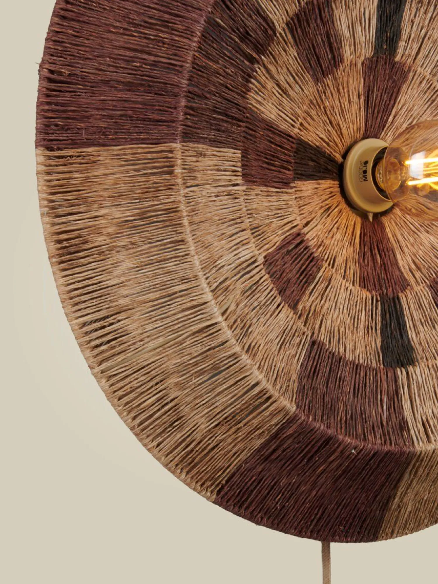 Wandlampen|Wandlampen-Good&Mojo Serengeti L Wandlamp Brown, Natural