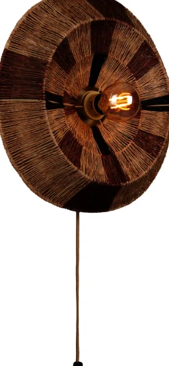Wandlampen|Wandlampen-Good&Mojo Serengeti S Wandlamp Brown, Natural