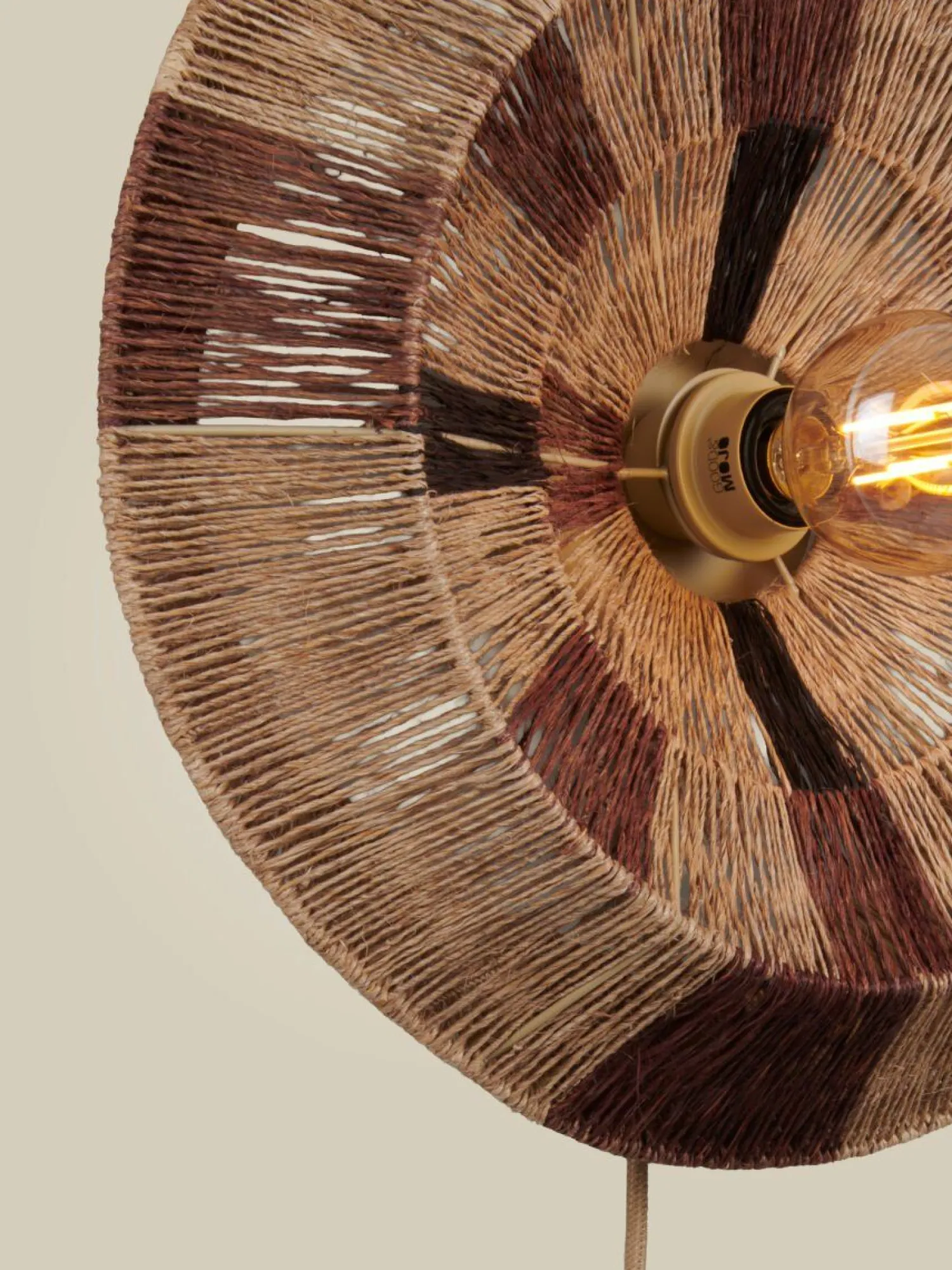 Wandlampen|Wandlampen-Good&Mojo Serengeti S Wandlamp Brown, Natural