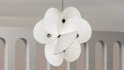Design Hanglampen|Design Hanglampen-Moooi Serpentine Hanglamp Wit, Zwart