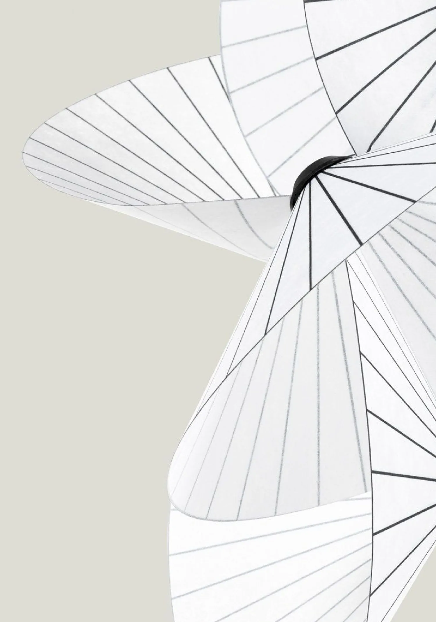 Design Hanglampen|Design Hanglampen-Moooi Serpentine Hanglamp Wit, Zwart