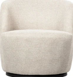 Draaifauteuils-WOOOD Serra Draaifauteuil Off White