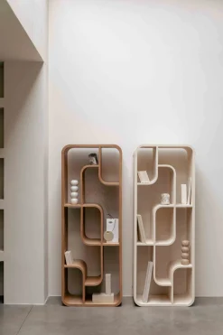 Vakkenkasten|Vakkenkasten-Zuiver Seven Vakkenkast Beige