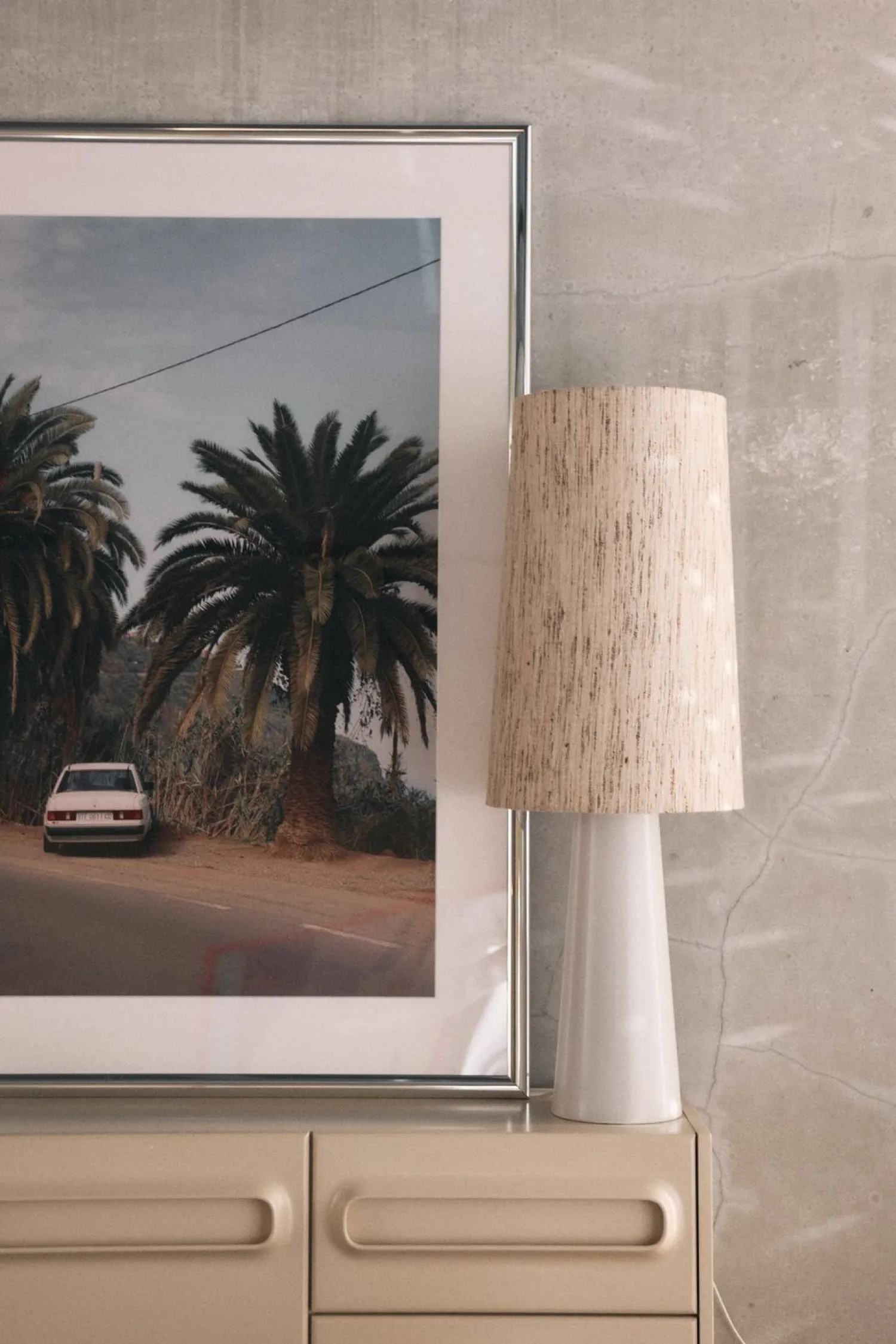 Tafellampen|Tafellampen-HKLIVING Shade Lampenkap Natural