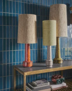 Tafellampen|Tafellampen-HKLIVING Shade Lampenkap Brown