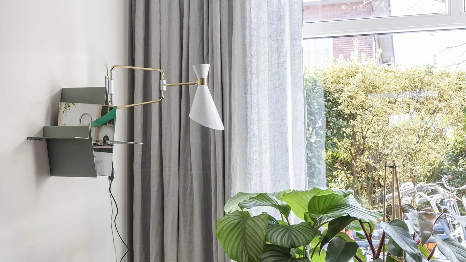 Wandlampen|Wandlampen-Zuiver Shady Wandlamp White