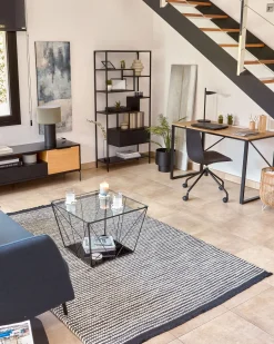 Vakkenkasten|Vakkenkasten-Kave Home Shantay Vakkenkast Zwart