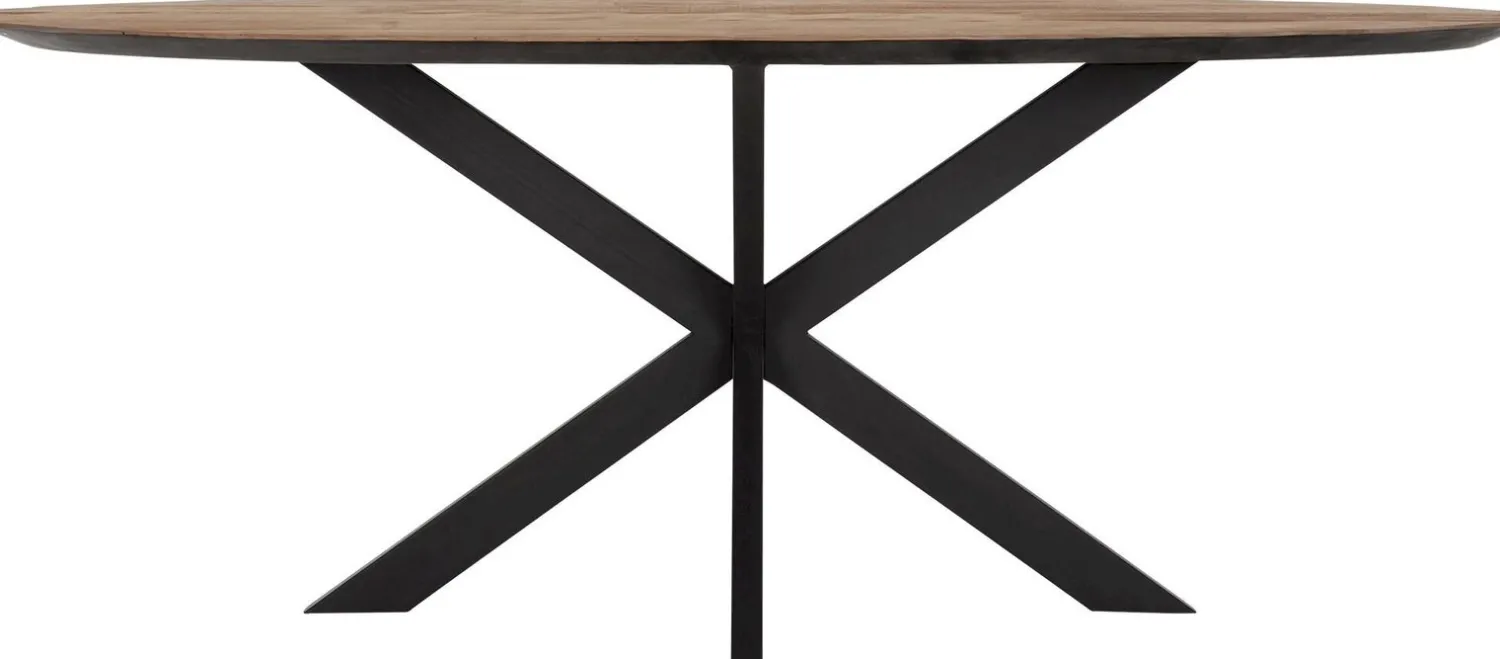Houten Eettafels|Ovale Eettafels-DTP Home Shape Ovaal Eettafel Bruin